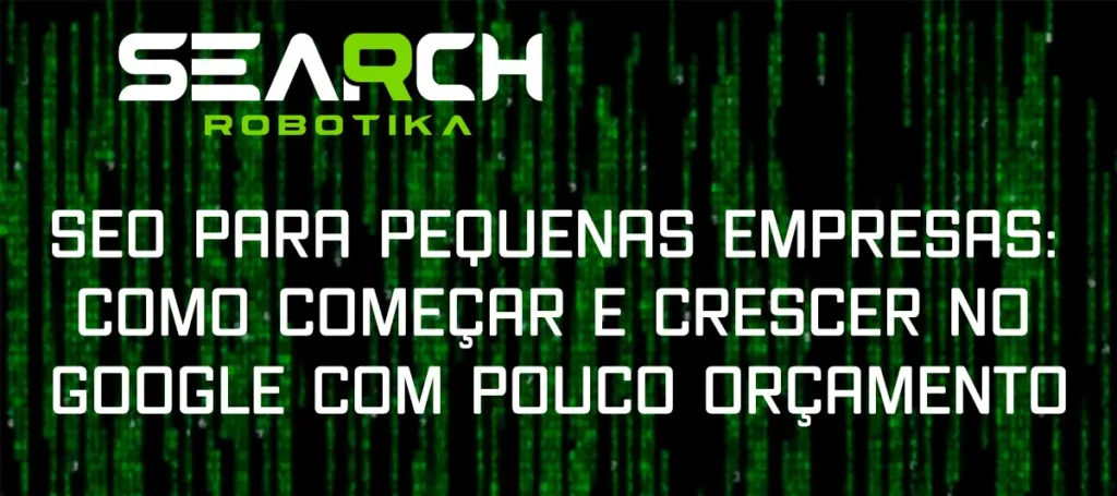 SEO Para Pequenas Empresas: Como Começar E Crescer No Google Com Pouco Orçamento