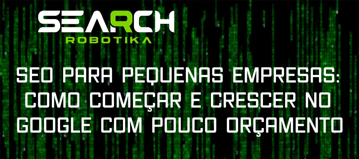 SEO Para Pequenas Empresas: Como Começar E Crescer No Google Com Pouco Orçamento
